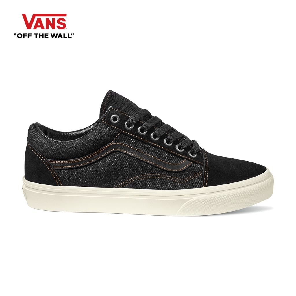 VANS OLD SKOOL - BLACK/MARSHMALLOW รองเท้า ผ้าใบ VANS ชาย หญิง