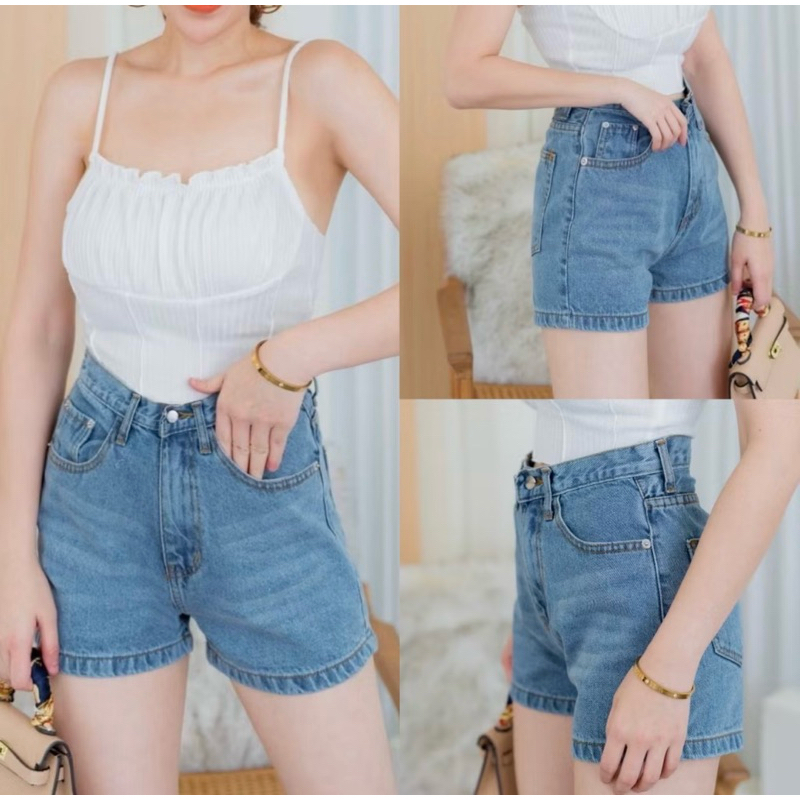 ป้ายBB Jeans (22)กางเกงยีนส์ขาสั้น ผ้าไม่ยืด ทรงสวยเข้ารูป ราคา ถูกที่สุด ดีลบีเคเค แกลเลอรีภาพที่ 7