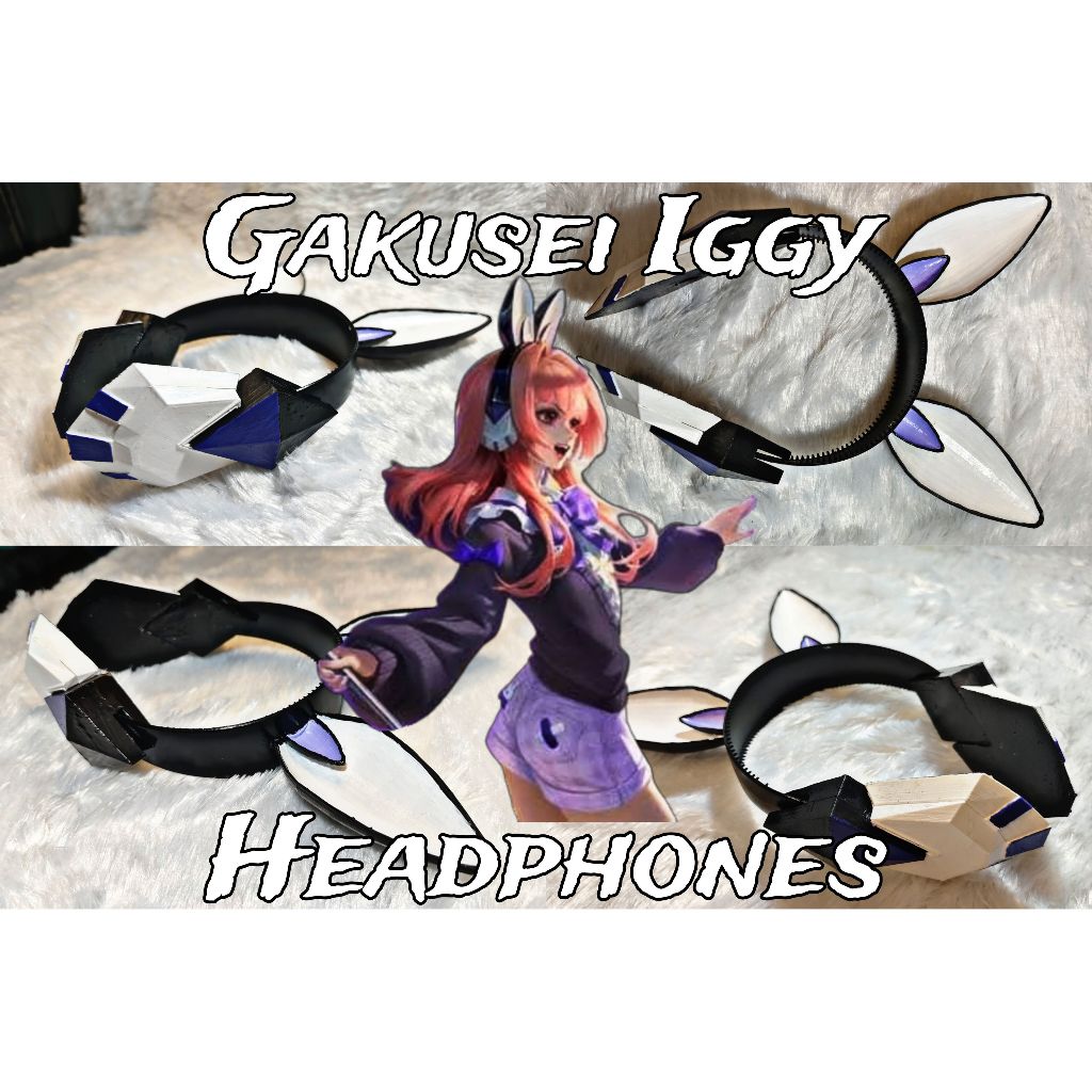 ร้านคนไทย🇹🇭💕หูฟังที่คาดผมอิกกี้ Iggy Gakusei Skin จาก ROV Arena of Valor พร็อบคอสเพลย์ HOK หูฟังถ่าย