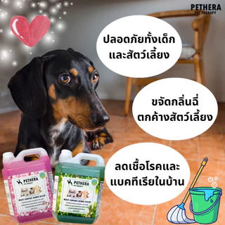 น้ำยาถูพื้นดับกลิ่นสัตว์เลี้ยง มี 3 กลื่นให้เลือก ดับกลิ่นอึฉี่ 5 ลิตร กลิ่นหอมขึ้น ขจัดเชื้อทุกแบบ