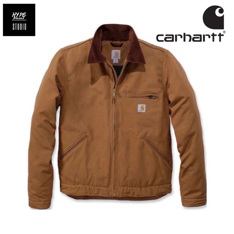 [พร้อมส่ง] เสื้อ Carhartt 103828 DETROIT JACKET RELAXED FIT ของแท้ 100%