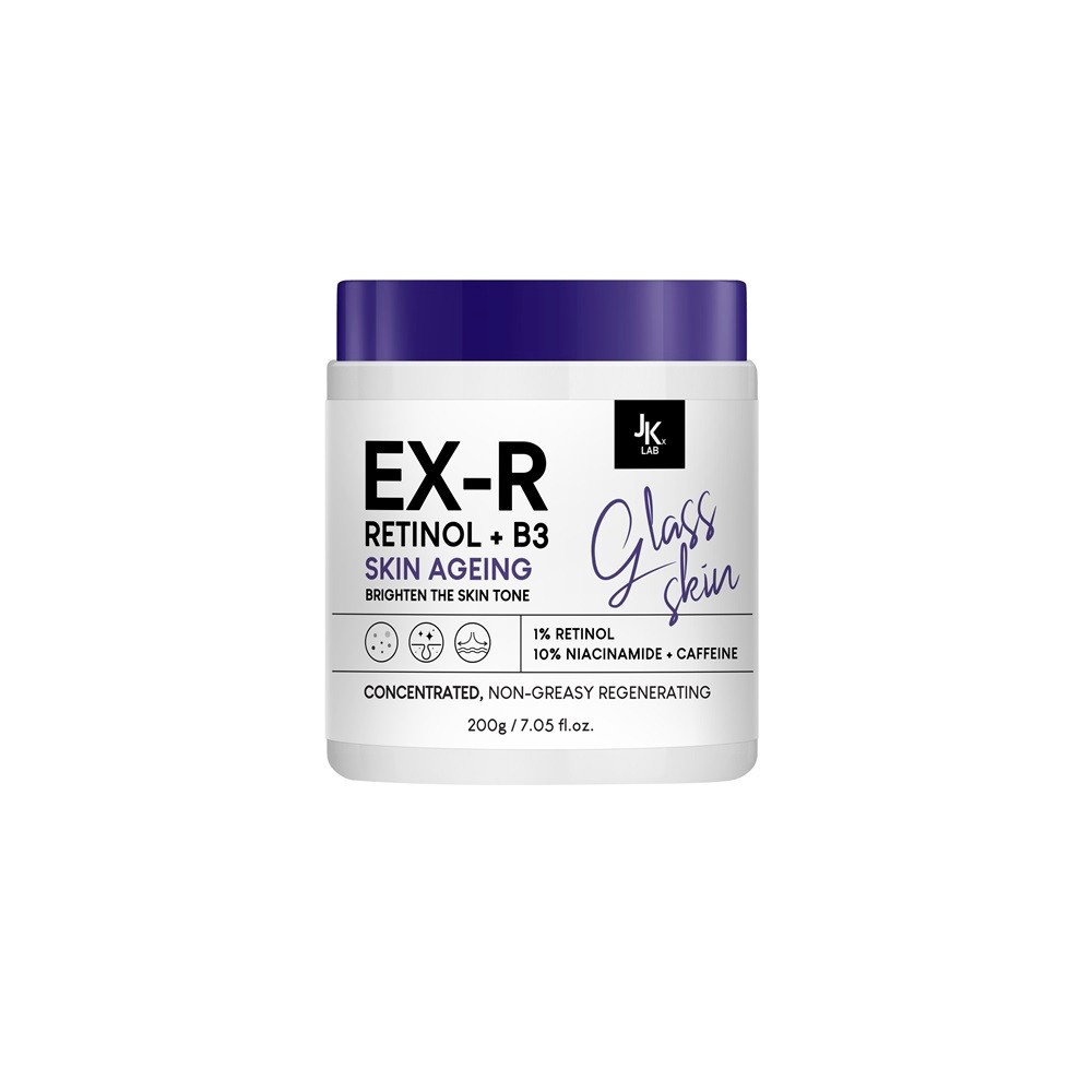 [ซื้อในไลฟ์ลด50%ของแท้] JKxLAB EX-R Retinol Niacinamide White Body Cream 200 g ครีมบำรุงผิวกาย