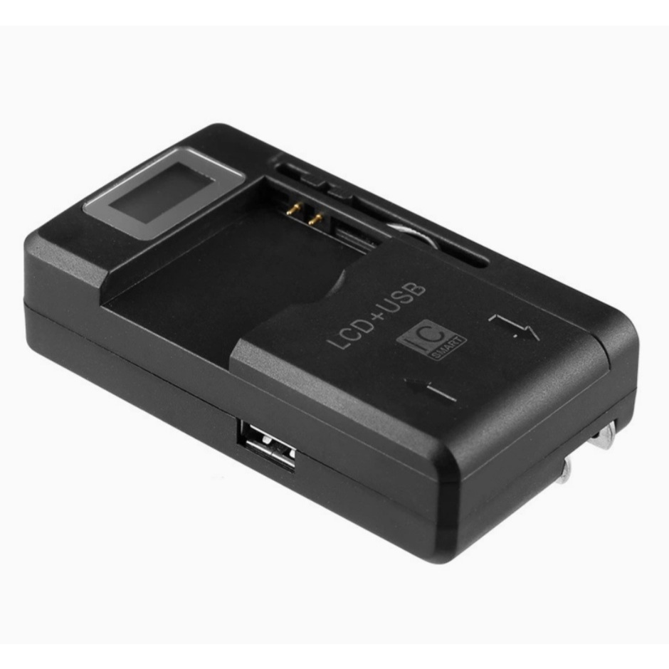 ที่ชาร์จ แบต แบบหนีบ ปรับระยะได้ หน้าจอ LCD บอกระดับแบต
