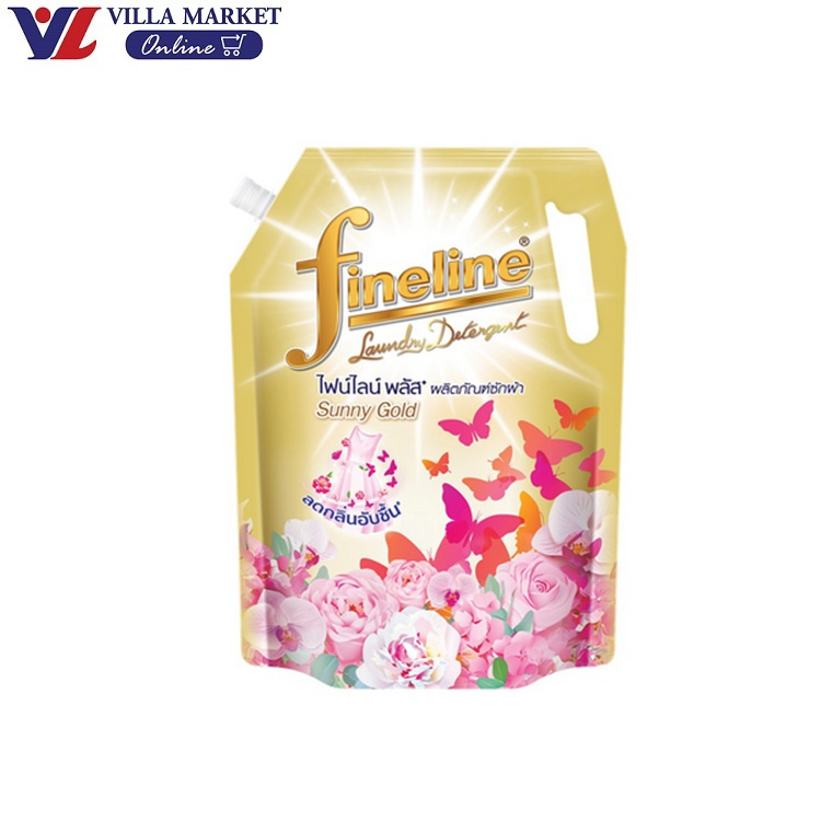 (1แถม1 ถึง 19มกราคม) ไฟน์ไลน์ พลัส ผลิตภัณฑ์ซักผ้าชนิดน้ำ กลิ่นซันนี่โกลด์ 1250 มล. Fineline