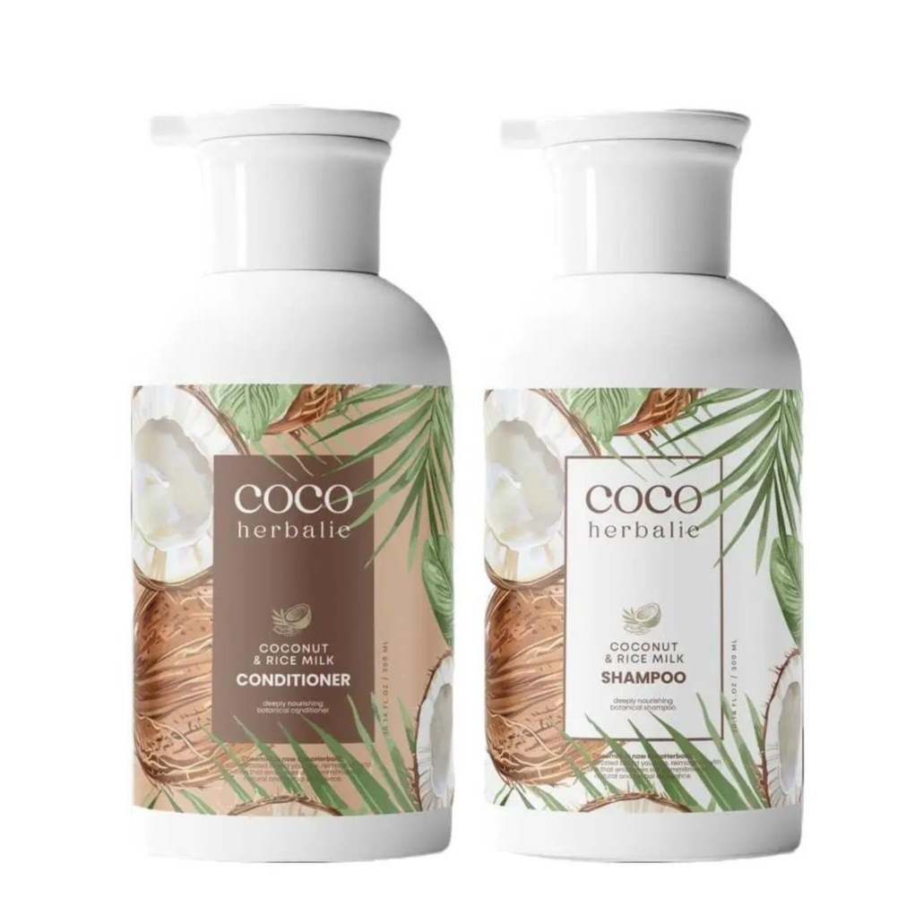 COCOHERBALIC แชมพูมะพร้าว+ครีมนวด ขนาด 300ml.