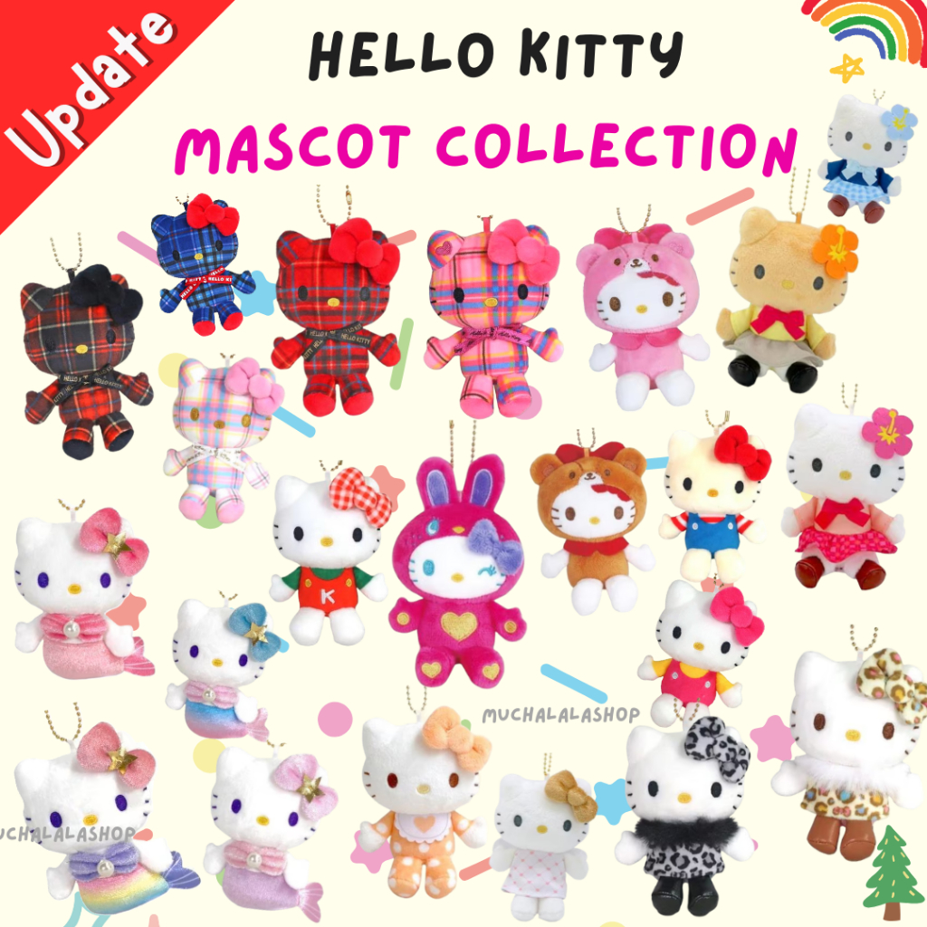 [พร้อมส่ง*ส่งด่วน]  พวงกุญแจซานริโอ้ :::  Hello Kitty Mascot Collection Keychain พวงกุญแจห้อยกระเป๋า