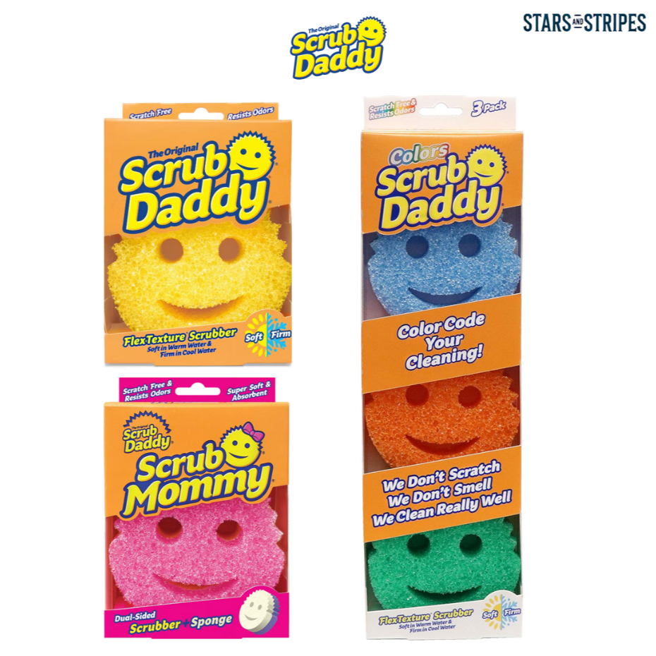 (พร้อมส่ง) Scrub Daddy & Scrub Mommy 🧽 – ฟองน้ำมหัศจรรย์จาก USA 🇺🇸