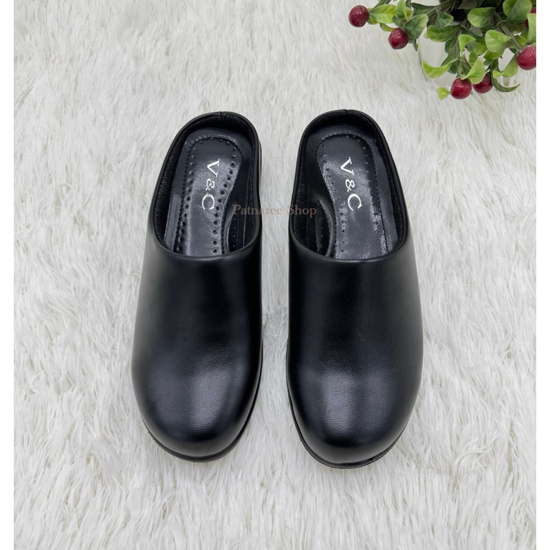 ⭐️พร้อมส่ง⭐️รองเท้าเปิดส้น แบบสวม รุ่น AB27 หนังนิ่ม ใส่สบายเท้า Size 36-41