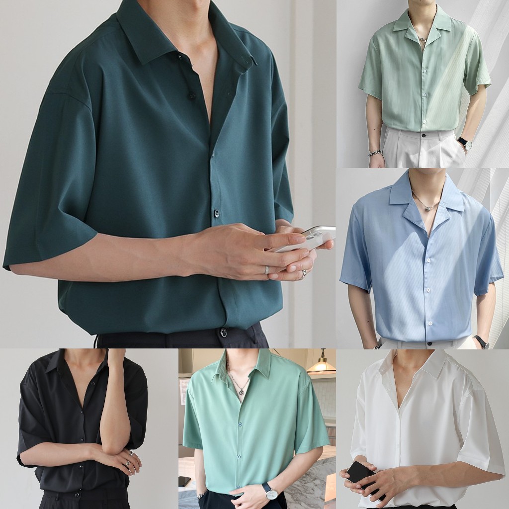 พร้อมส่ง COD เสื้อโปโลแขนสั้นลําลอง เสื้อยืด คอปก แขนสั้น สไตล์เกาหลี โอเวอร์ไซซ์ เย็บปักถักร้อย ทรงหลวม สวมใส่สบาย เข้า