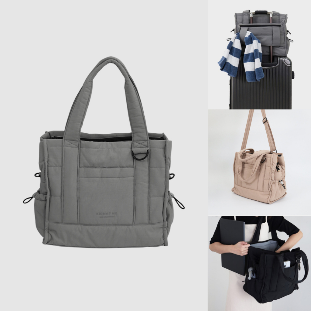 กระเป๋าสะพายข้าง ขนาดใหญ่ ผ้ากันน้ำ สะพายไหล่ ใส่ของ laptop CUDDLE BAG KIDNAP ME. กระเป๋าแม่ลูกอ่อน