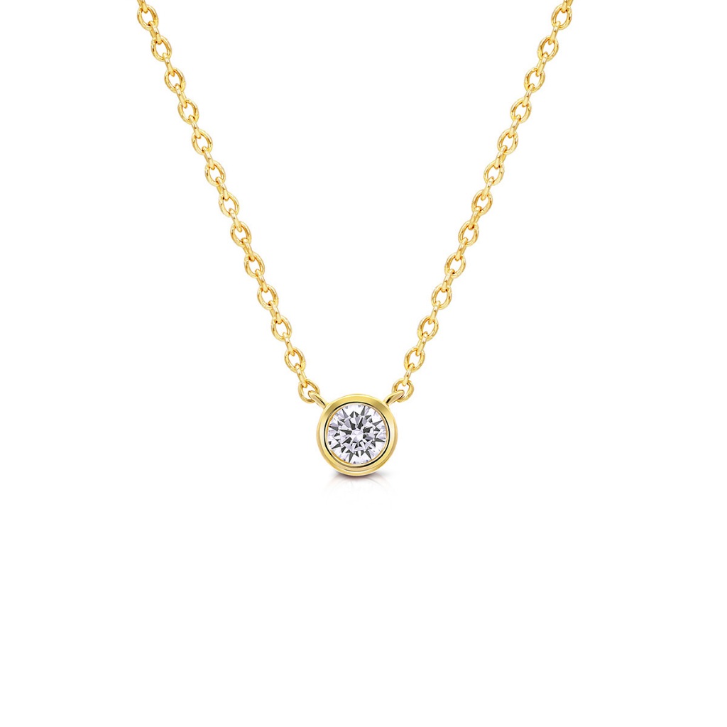 Jewellista จี้พร้อมสร้อยคอ เงินแท้ Olivia ประดับพลอย CZ
