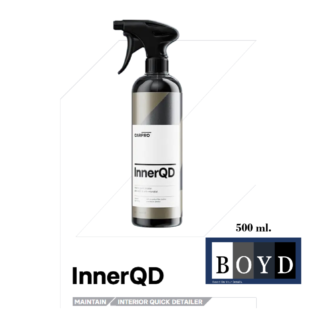 CARPRO InnerQD เป็นสเปรย์ทำความสะอาดและเคลือบภายใน ป้องกันไฟฟ้าสถิตป้องกันฝุ่นนานถึง 4 สัปดาห์