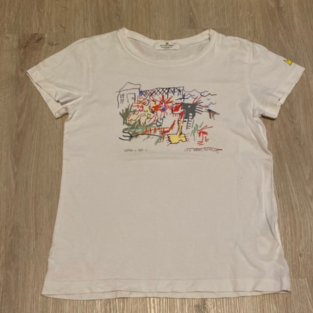 Jean-Michel Basquiat ขนาด: อก40 นิ้ววว (size.M) สภาพ: 9/10 ตำหนิ: เปื้อนตรงแขนซ้าย ราคา: 150บาท🌷🐰📦
