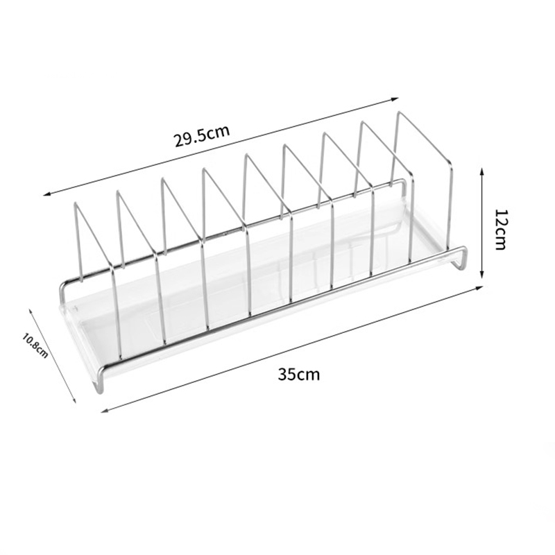 ชั้นวางจานสแตนเลสพร้อมถาดระบายน้ำ สำหรับวางจาน LZ03 - รูปที่ 6