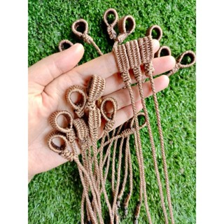 เชือกผูกขาไก่ ท่อนบน ความยาว30cm ถักด้วยเชือกมู่ลี่