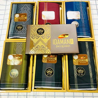 ผ้าถุงผู้ชาย ผ้าโสร่งผู้ชาย แบรนด์ ATLAS  IDAMAN 590 จักกาด …