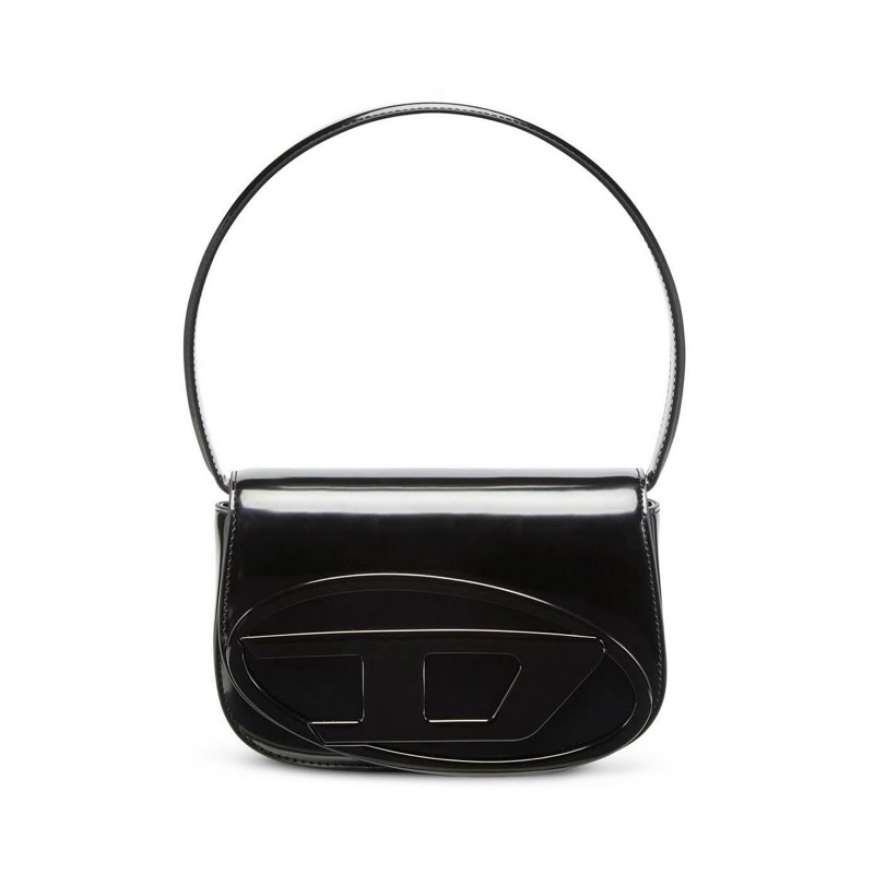1DR-Iconic shoulder bag in mirrored leather