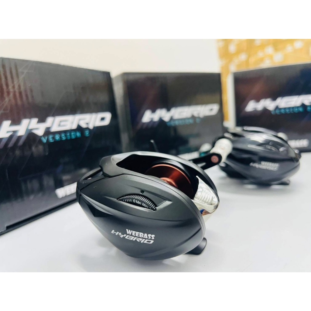 รอกหยอดน้ำ Weebass รอกเบท HYBRID V2 Gear Ratio : 7.1:1 Ball Bearing : 5+1 รอกตัวใหม่ เบา ตีเนียน นุ่มมือมากก