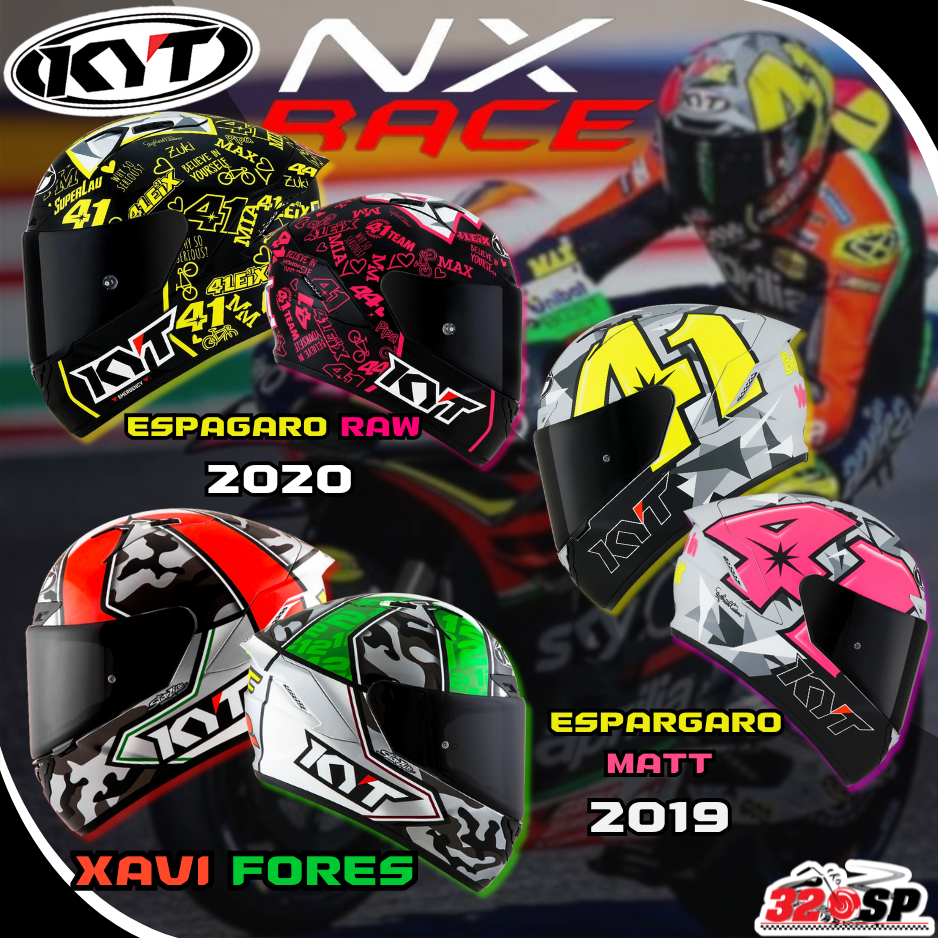 หมวกกันน็อค KYT NX-RACE ของแท้!! ส่งไว!! 320SP