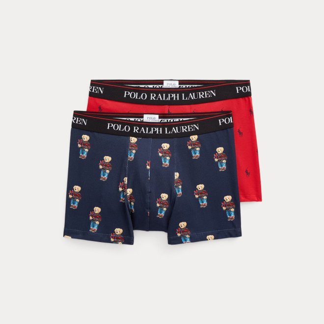 POLO RALPH LAUREN CLASSIC STRETCH COTTON BOXER 2-PACK