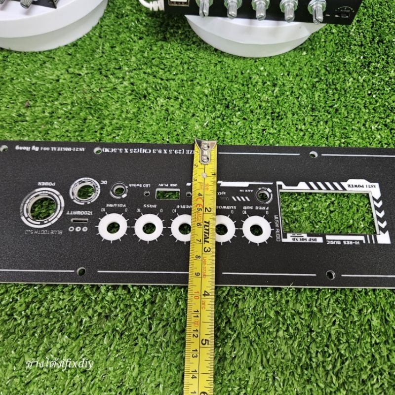 แผ่นเพลท ZK AS-21/ZK AS-21P HT21 3g ST21 เช็คแบตดิจิตอล สีดำด้าน ช่อง25cm x 5.5cm(ตามรูปหน้าปก คือรุ