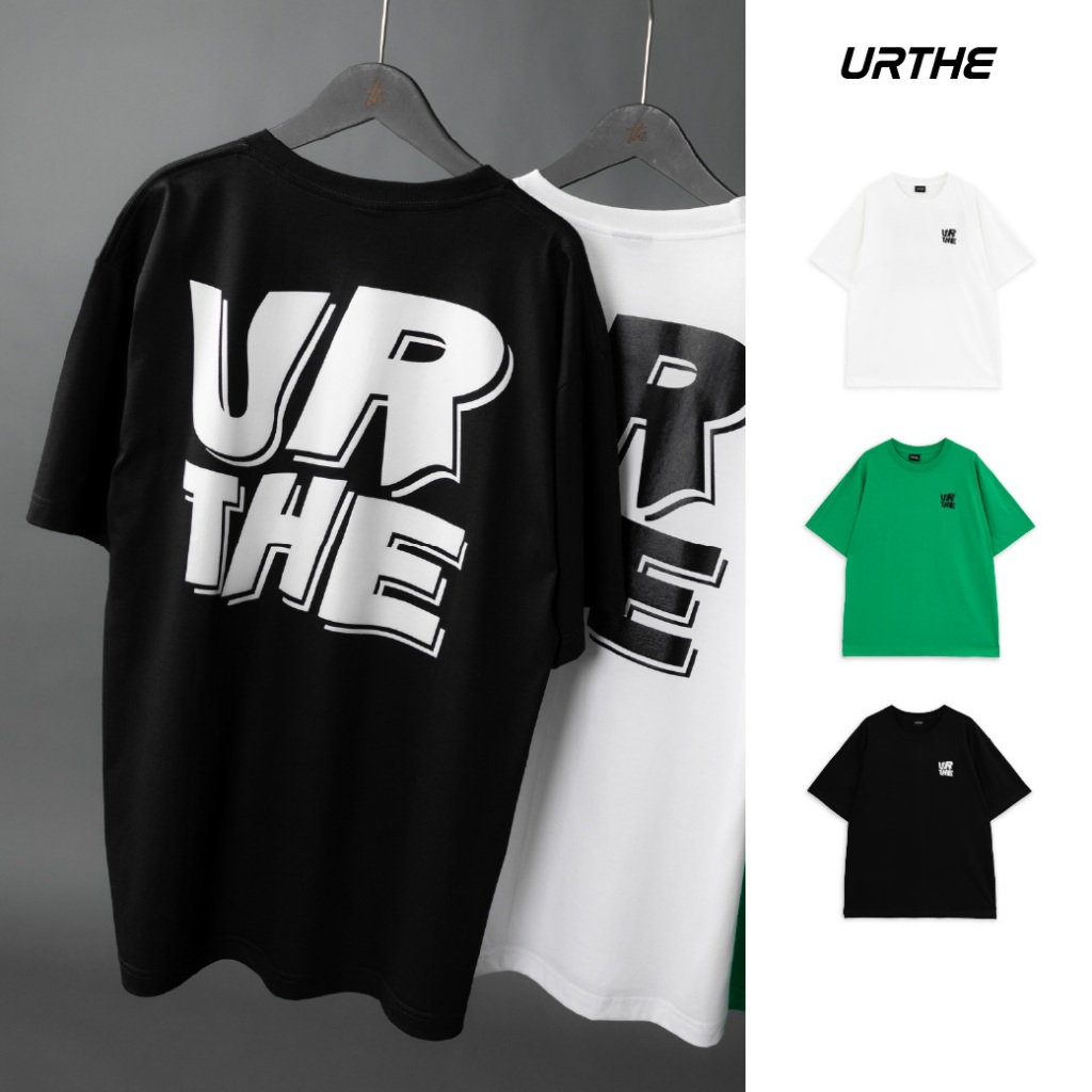 URTHE - เสื้อยืด เเขนสั้น สกรีนลาย รุ่น UR TM