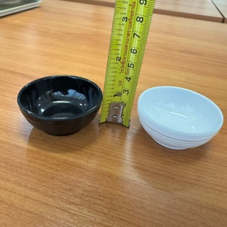SB Melamine ถ้วยน้ำจิ้ม ทรงกลม ทรงโคม มีลอน เมลามีน ขนาด 2.25 นิ้ว D101-2.25