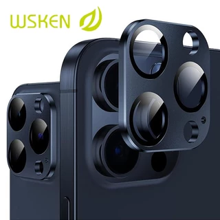WSKEN ตัวป้องกันเลนส์กล้อง iPhone 17 Pro Max 17 Pro 16 Promax 15 Promax กระจกนิรภัยป้องกันรอยขีดข่วนป้องกันหน้าจอกล้อง