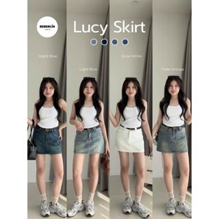 กระโปรงยีนส์สั้น เอวสูง มีซับใน / No : 5531