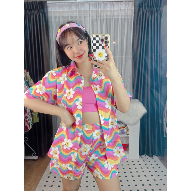 ชุดเซ็ตฮาวาย ชุดเซ็ทใส่ไปทะเล