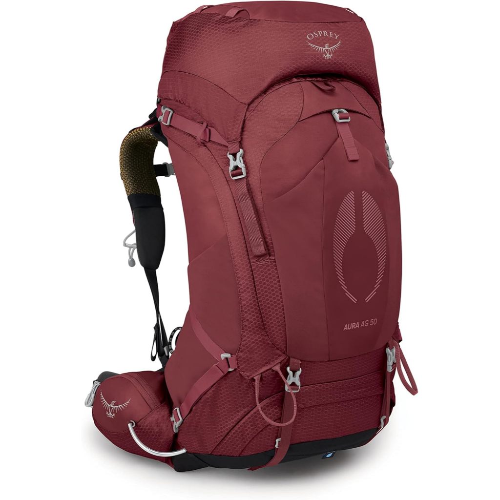 Osprey Aura AG 50 WXS/S for Women BERRY SORBET RED กระเป๋าเป้เดินป่าผู้หญิง 50 ลิตร