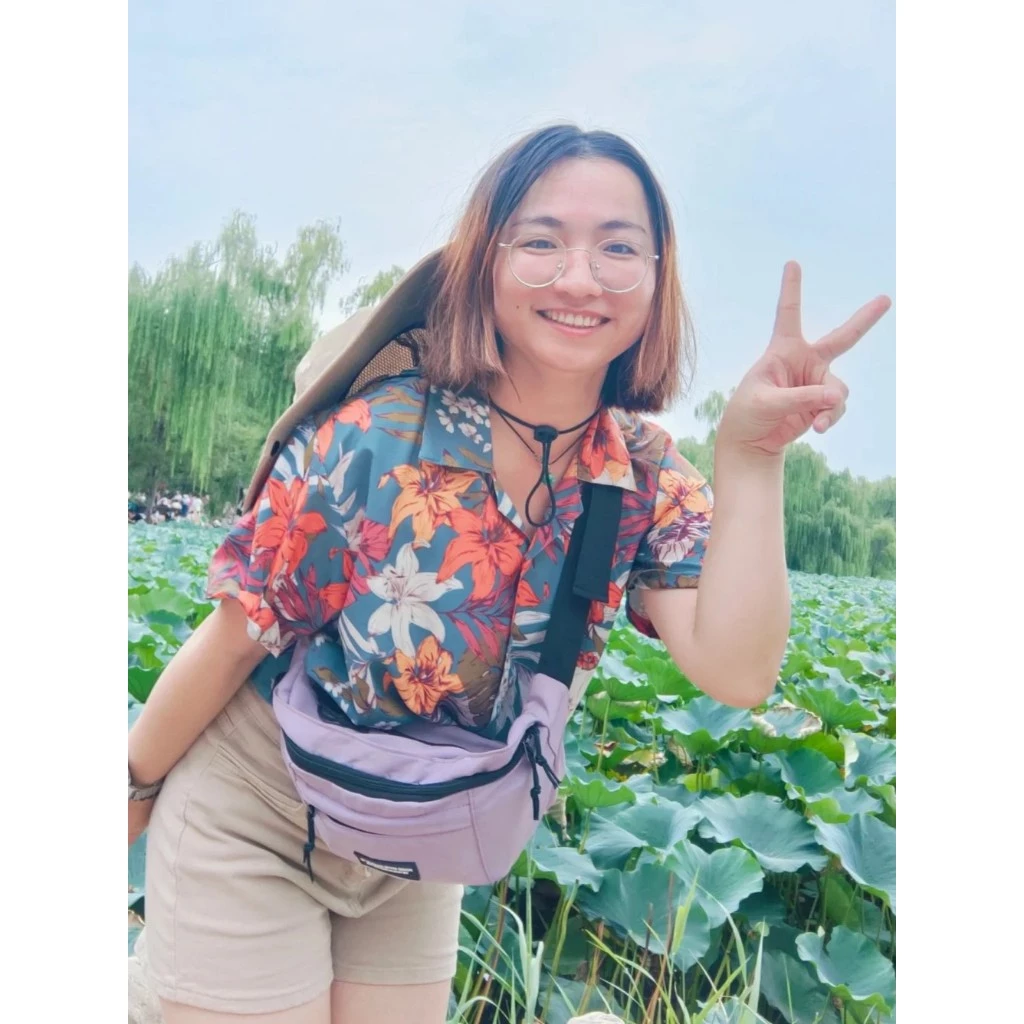 เสื้อฮาวายลายดอก ผู้หญิง ผ้าไหมอิตาลี แขนสั้น #305 thumbnail 8