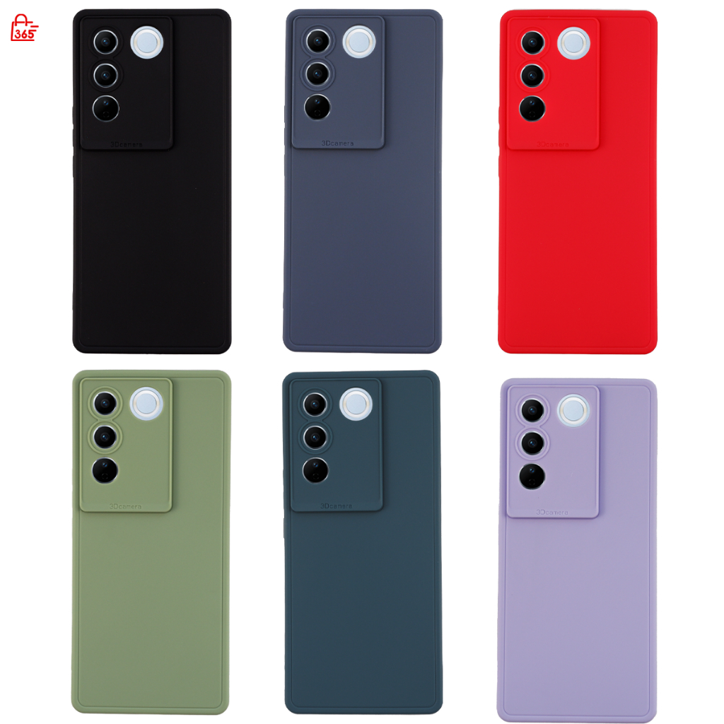 เคส สำหรับ Vivo V27 Pro เคสซิลิโคนนิ่ม กันกล้อง สีพาสเทล TPU หนา