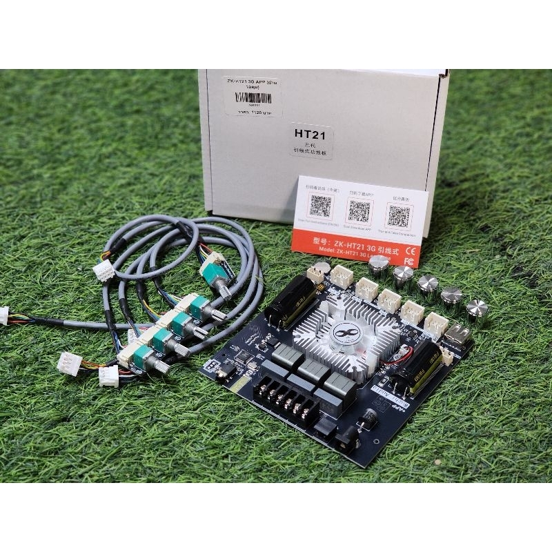 ZK-HT21 3G +APP (ย้ายวอลุ่ม) **ของแท้** 2.1ch 160w+160w+220w แอมป์จิ๋ว dc 15-36v (ht21 3g ย้ายวอ)