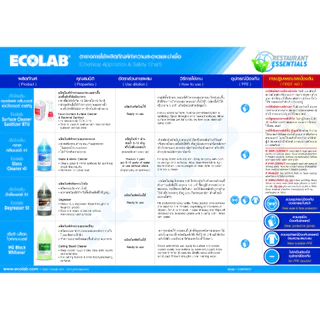 ECOLAB Surface Cleaner Sanitizer RTU 2.0 LT.