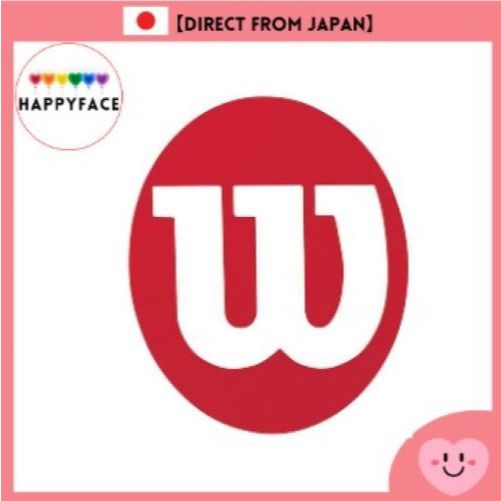 [From JAPAN]Wilson Tennis Stencil Mark "W" STENCIL Large Red WRZ7415 by Wilson 【Direct from Japan】