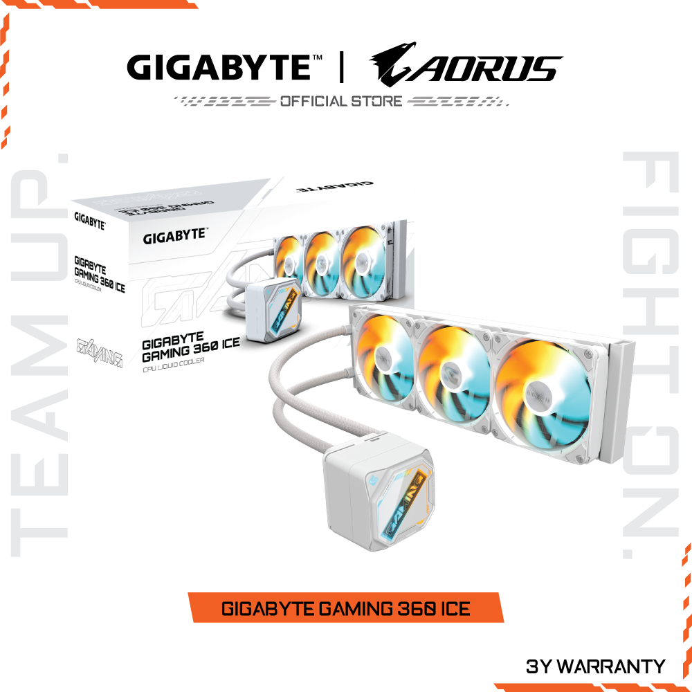 GIGABYTE GAMING 360 ICE CPU LIQUID COOLER (ระบบระบายความร้อนด้วยน้ำ) GP-GIGABYTE GME 360I