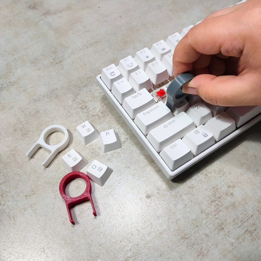 ที่ดึงปุ่มคีย์บอร์ด ที่ดึงคีย์แคป keycap puller สำหรับ mechanical keyboard [3D Print]