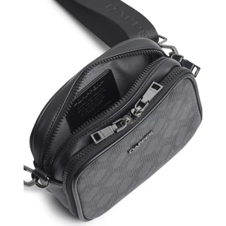 DAPPER กระเป๋าสะพายมินิ DP Monogram Mini Crossbody Bag สีดำ (BM6/BK/1249PP2)