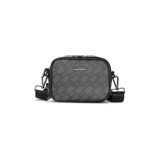 DAPPER กระเป๋าสะพายมินิ DP Monogram Mini Crossbody Bag สีดำ (BM6/BK/1249PP2)