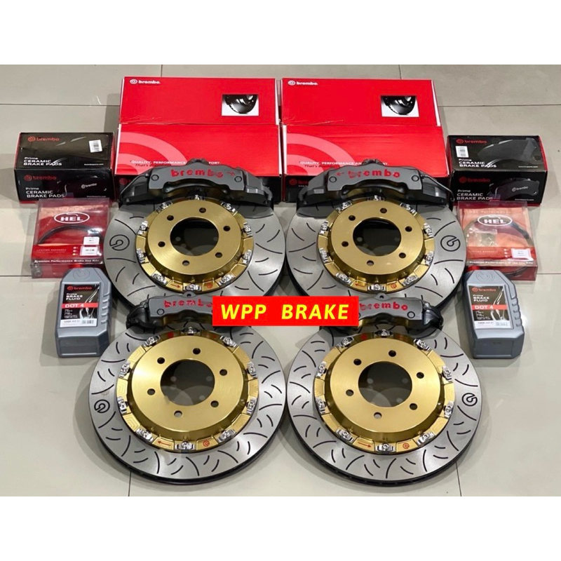 *อ่านก่อนสั่ง* ปั้ม คาลิปเปอร์ เบรค 6pot 17Z 18Z ของแท้ ขาตรงรุ่นไม่ต้องแปลง จานเบรค ผ้าเบรค เบรมโบแ