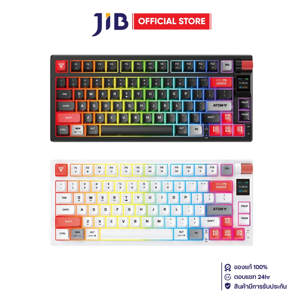 WIRELESS KEYBOARD (คีย์บอร์ดไร้สาย) FANTECH MK917 ATOM PRO79 (RED SWITCH / BLUE SWITCH RGB EN/TH)