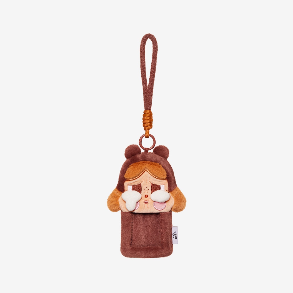 (โค้ดแฟชั่นลด30%) [กล่องสุ่ม] กระเป๋าใส่บัตร พวงกุญแจ : POP MART CRYBABY Crying Again Series-Card Holder Blind Box