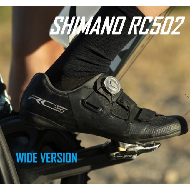 SHIMANO  RC502 WIDE รองเท้าเสือหมอบหน้ากว้าง