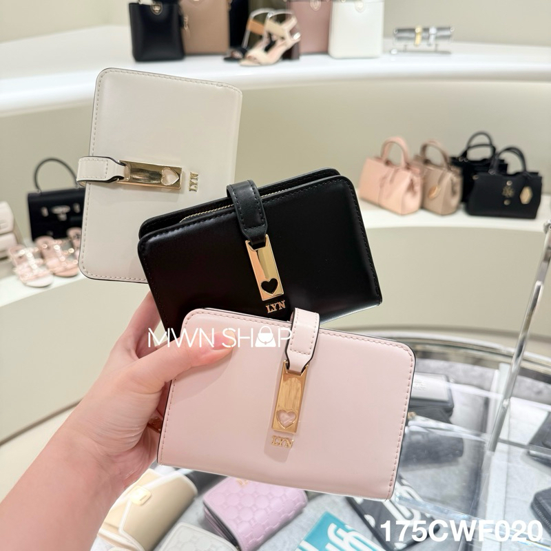 Lyn กระเป๋าสตางค์ มีโค้ดลด30% Jayden กระเป๋าสตางค์ใบสั้น ของแท้จากชอป