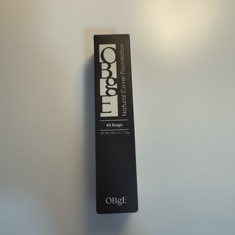 obge natural cover foundation สี 2 beige (23) มือหนึ่ง