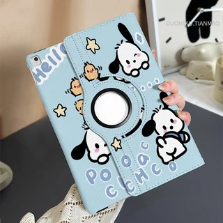 🌻24 ชั่วโมง🌻เคสป้องกัน iPad หมุนได้ 360°puppy&kitty เหมาะสำหรับรุ่น gen12 Air8 11 Air4/5/6/7 Gen11