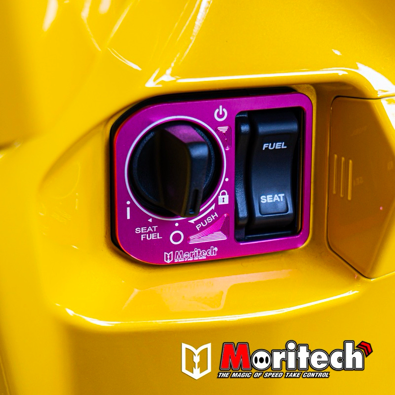 ฝาครอบสวิตซ์กุญเเจ รถPcx160/Giorno/Lead125 /Click160 งานCNC งานไทยBy Moritech - รูปที่ 2