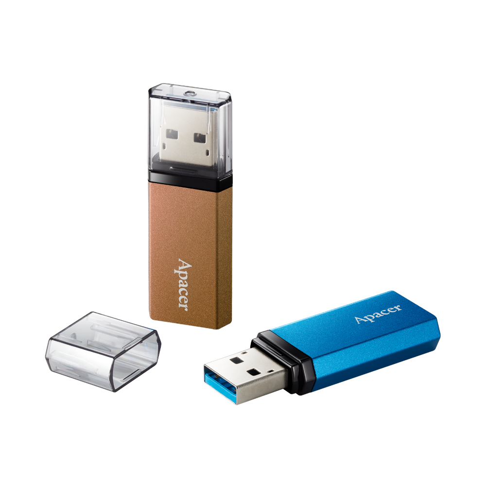 Apacer AH25C [32GB/64GB] USB 3.1/3.2 Handy Drive แฟลชไดร์ฟ [Blue, Bronze] ของแท้ ประกันศูนย์ 5ปี