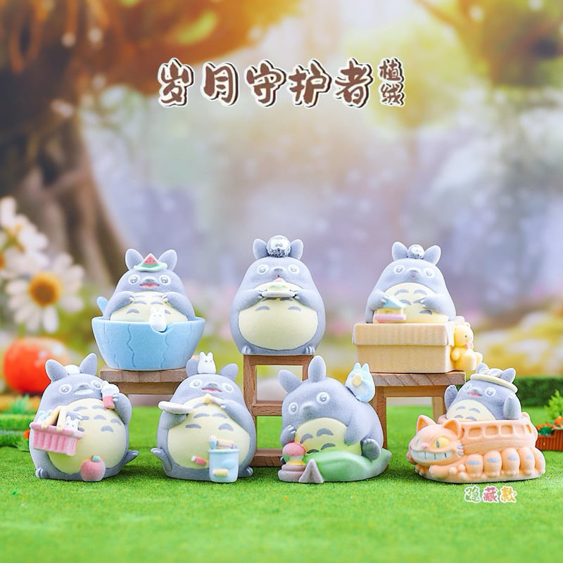 กล่องสุ่มTotoro ขนกำมะหยี่ โมเดลTotoro